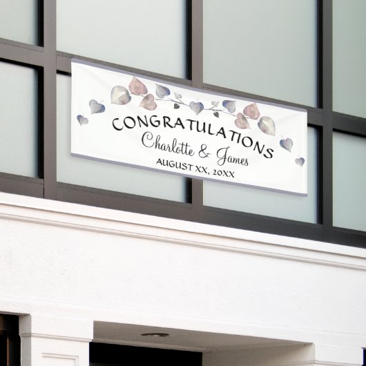 Banderoles Soft Scottish Heather - Coeurs Mariages (Bâtiment extérieur)