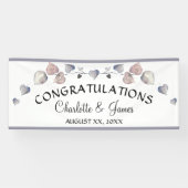 Banderoles Soft Scottish Heather - Coeurs Mariages (Horizontal)