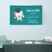 Banderoles Soins dentaires Bonne dent avec brosse à dents Gra (Salon professionnel)