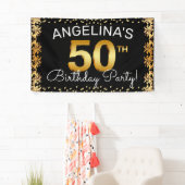 Banderoles Soirée 50e anniversaire de Black & Gold (En situation)