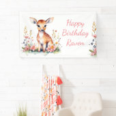 Banderoles Soirée d'anniversaire à thème pour bébé personnali (En situation)