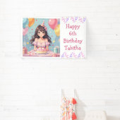 Banderoles Soirée d'anniversaire de la fille de mignonne Anim (Insitu)