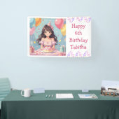 Banderoles Soirée d'anniversaire de la fille de mignonne Anim (Salon professionnel)