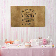 Soirée de 50 ans vintage personnalisée