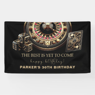 Banderoles Soirée de jeu Personnalisé Joyeux Anniversaire