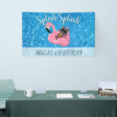 Banderoles Soirée de l'Anniversaire de enfant Flamant rose de (Salon professionnel)