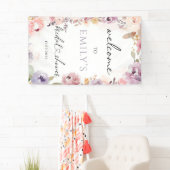 Banderoles Soirée de mariée fleur sauvage (En situation)