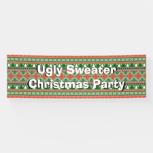 Banderoles Soirée de Noël (Horizontal)