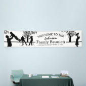 Banderoles Soirée de réunion d'arbre généalogique personnalis (Salon professionnel)