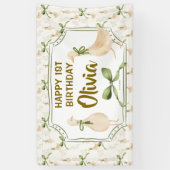 Banderoles Soirée d'oie rime joyeux fête d'anniversaire (Vertical)