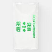 Banderoles Soirée Fête de Bières et Acclamations (Verticale)