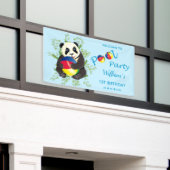 Banderoles Soirée Panda Pool 1er anniversaire Bienvenue (Bâtiment extérieur)