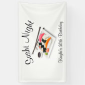 Banderoles Soirée Sushi (Vertical)