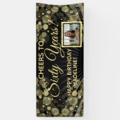 Banderoles Soixante ans 60e anniversaire de fête Photo (Vertical)