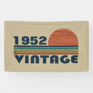 Banderoles Soixante-dix ans vintages personnalisés 70e annive