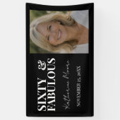 Banderoles Soixante & Fabuleux  (Vertical)