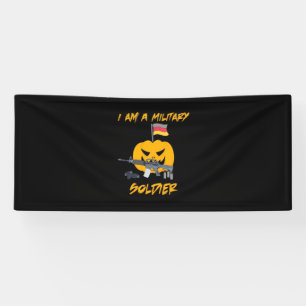 Banderoles Soldat militaire d'Halloween