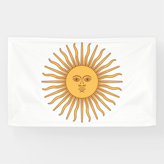 Banderoles Soleil argentin (Horizontal)