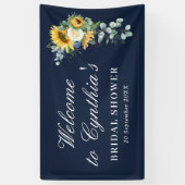 Banderoles soleil rustique eucalyptus douche nuptiale bienven (Vertical)
