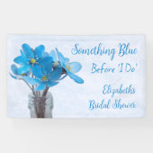 Banderoles Something Blue Before I Do Baby Shower (Horizontal)