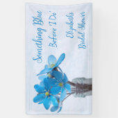 Banderoles Something Blue Before I Do Baby Shower (Vertical)