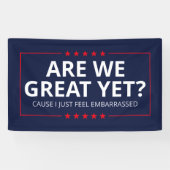 Banderoles Sommes-Nous Encore Grands ? Je Me Sens Embarrassé  (Horizontal)