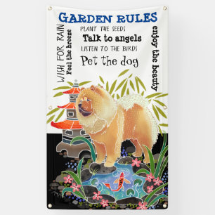 BANDEROLES SONGMAO CHOW 3X5 BANNIÈRE/SIGNE DE JARDIN