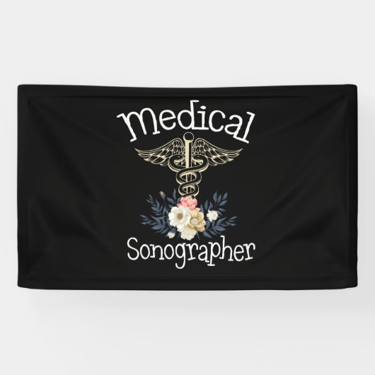 Banderoles Sonographe Médicale mignon Sonographie Cadeau (Horizontal)