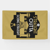 Banderoles Sortez De Prison Libération Cadeau (Horizontal)