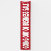 Banderoles Sortir de la vente (Vertical)