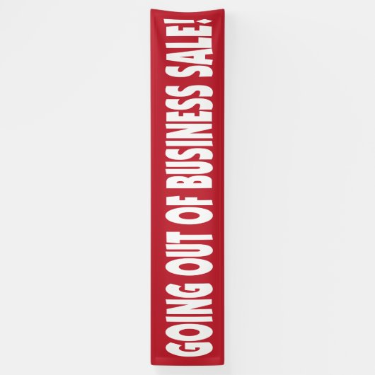 Banderoles Sortir de la vente (Vertical)