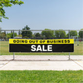 Banderoles Sortir de l'entreprise Vente importante (En situation)