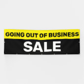 Banderoles Sortir de l'entreprise Vente importante (Horizontal)