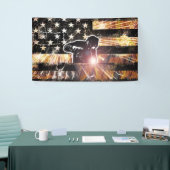 Banderoles Soudage des étincelles et flammes (Salon professionnel)