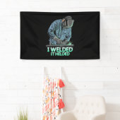 Banderoles Soudeur soudé Il A Aidé (En situation)