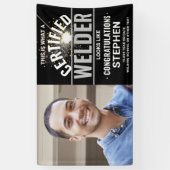 Banderoles Soudure Torche Certifiée Soudeur (Vertical)