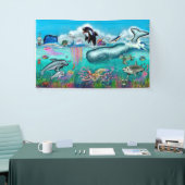 Banderoles Sous la mer (Salon professionnel)