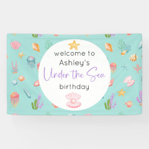 Banderoles Sous la mer Anniversaire