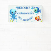 Banderoles Sous le Sea Boy Anniversaire | (Insitu)