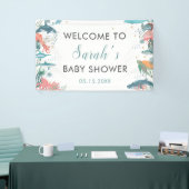 Banderoles Sous Mer Cute Baby shower Océan RSVP fond (Salon professionnel)