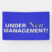 Banderoles Sous nouvelle administration (Horizontal)