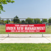 Banderoles Sous nouvelle signalisation de gestion (En situation)