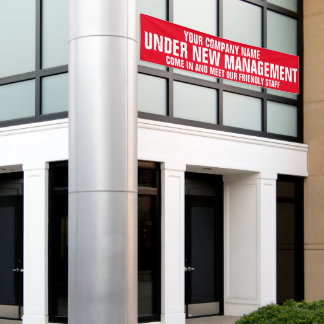 Banderoles Sous nouvelle signalisation de gestion
