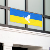 Banderoles Soutenez l'Ukraine Banner Peace Dove - Liberté (Bâtiment extérieur)