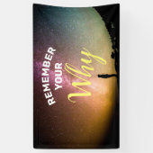 Banderoles Souvenez-vous de votre motivation (Vertical)