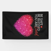 Banderoles Soyez en sécurité, soyez béni, vous êtes aimésMD (Horizontal)