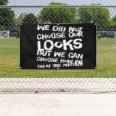 Banderoles Soyez gentils les uns envers les autres (En situation)