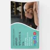 Banderoles spa de santé affiche prospectus centre de bien-êtr (Vertical)