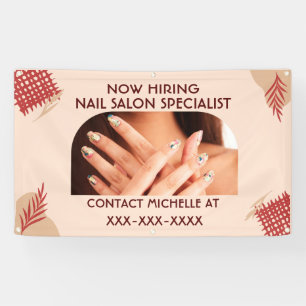 Banderoles Spécialiste du salon de ongles de location personn