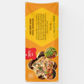 Banderoles Spécialités du restaurant Bandeau sur mesure (Vertical)